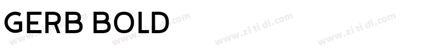 Gerb Bold字体转换